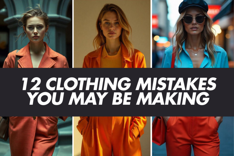 12 Clothing Mistakes You May Be Making